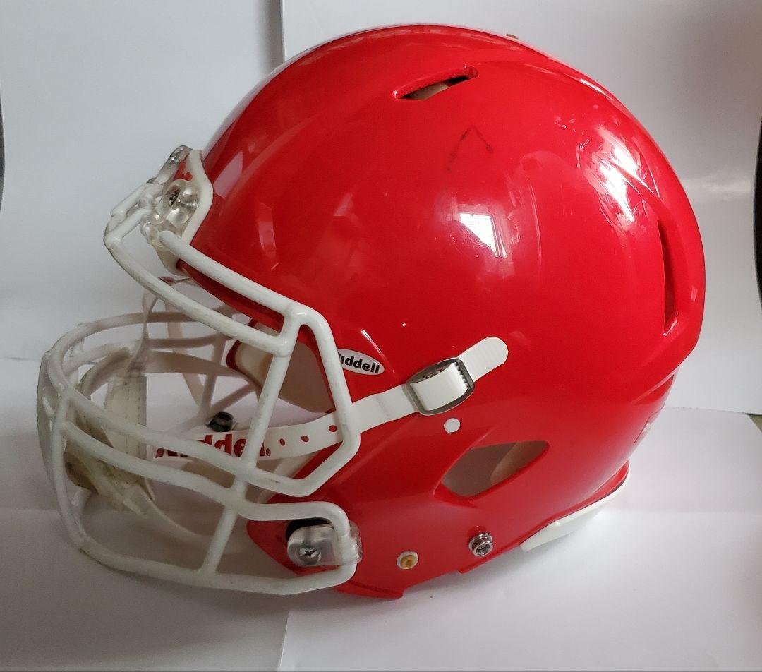 【美品】Riddell アメリカンフットボールヘルメット 赤