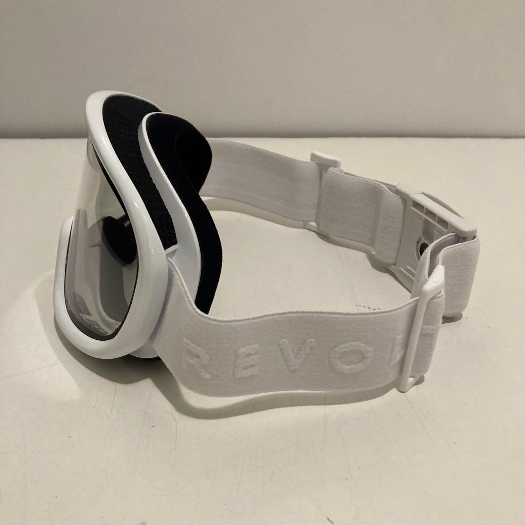新品 25-26 リボルト ゴーグル ホワイト REVOLT スーパー ライト