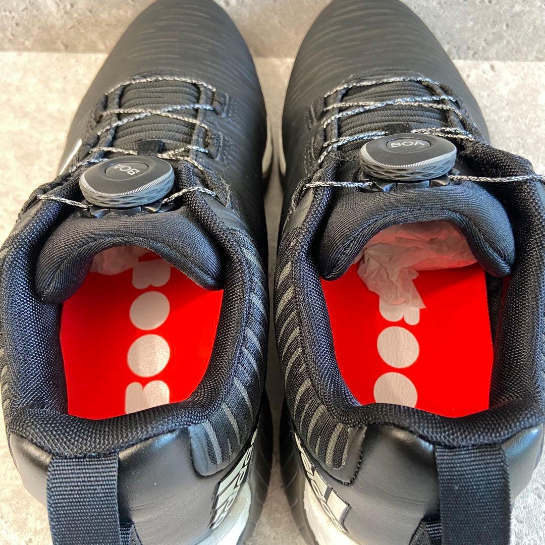 未使用級✨ adidas アディダス BOA ゴルフシューズ 25.5cm 黒