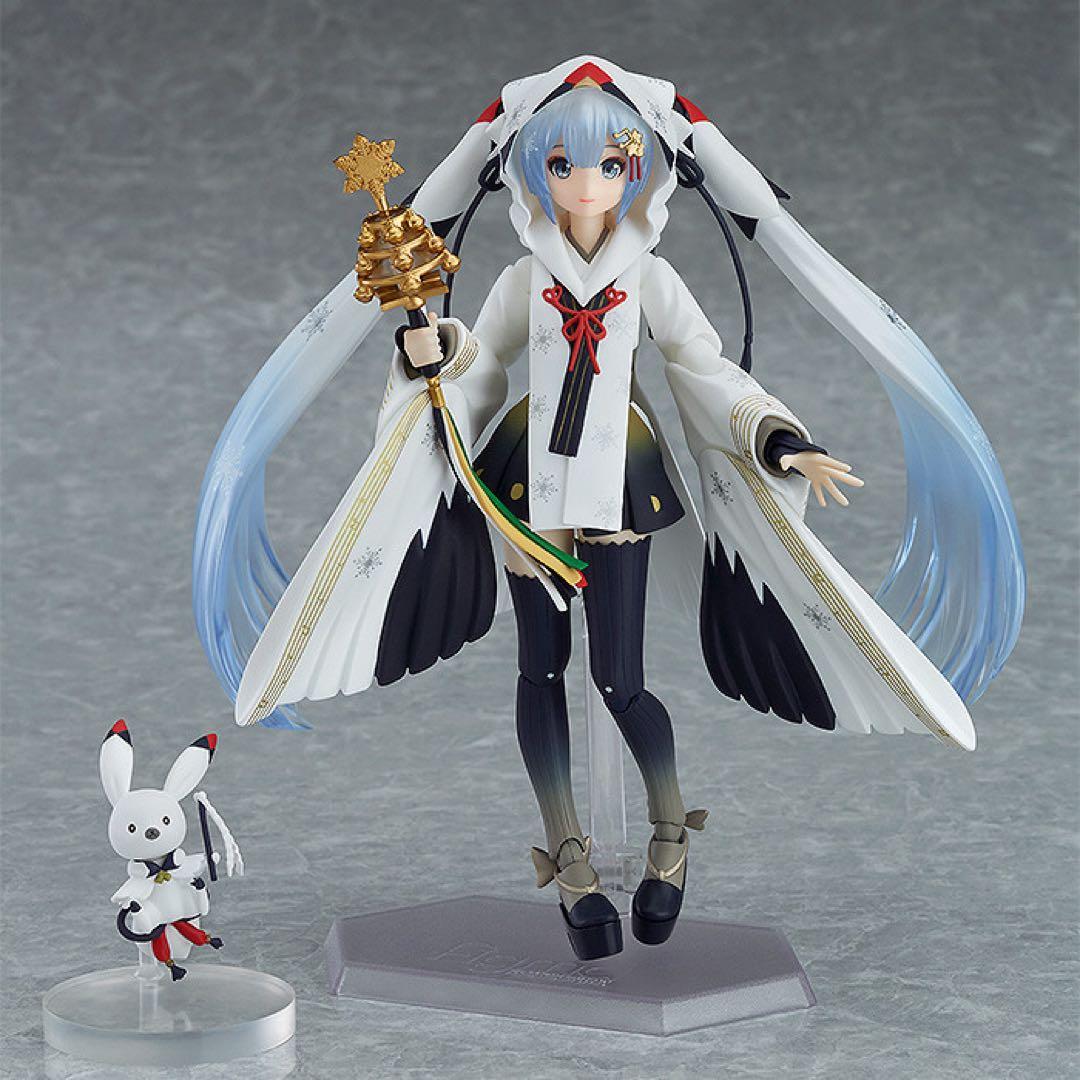 新品未開封 figma 雪ミク2018 タンチョウ巫女ver. EX-045