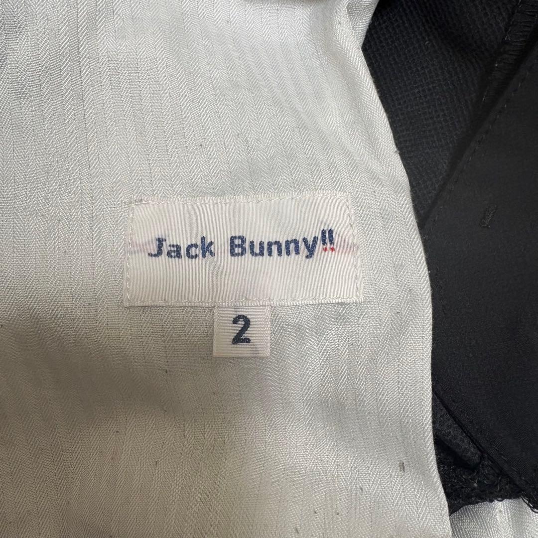 JACK BUNNY スリムフィットパンツ ブラック ゴルフ スポーツ 古着