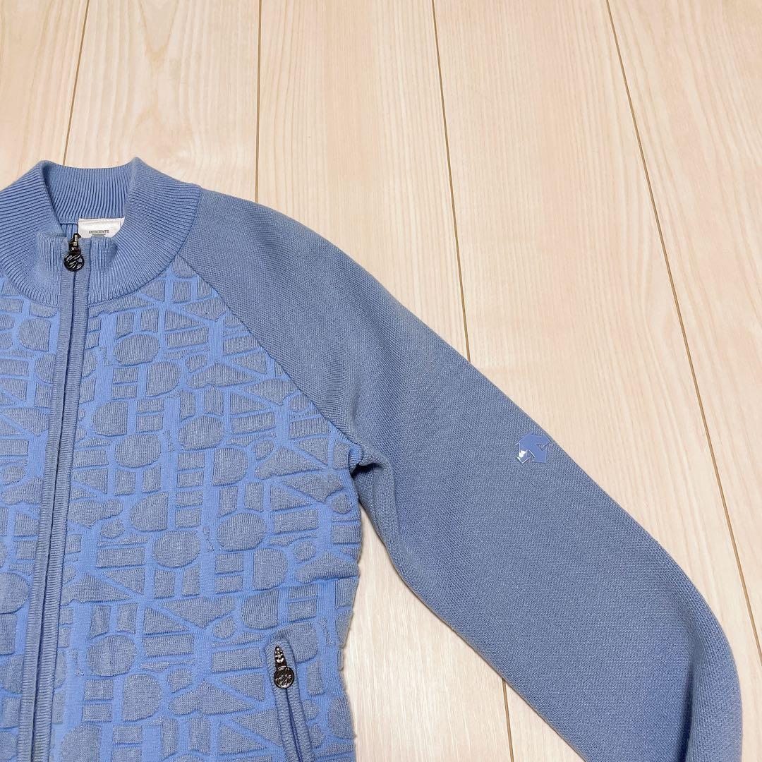 DESCENTE デサント フルジップ セーター M レディース 冬物 ニット