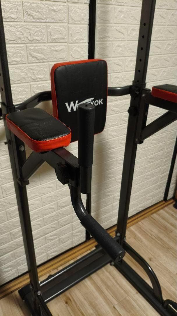 栄*乱様 WOLFYOK ぶら下がり健康器 背もたれ付き 180kg