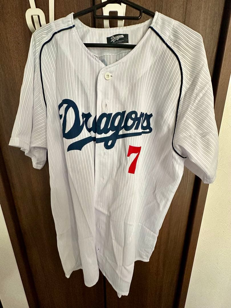 中日ドラゴンズ 山崎武司選手　サイン入り　レプリカユニフォーム