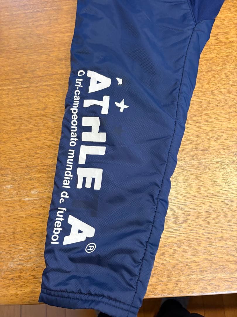 ATHLETA ウィンドブレーカー ネイビー上下セット❗️アスレタ