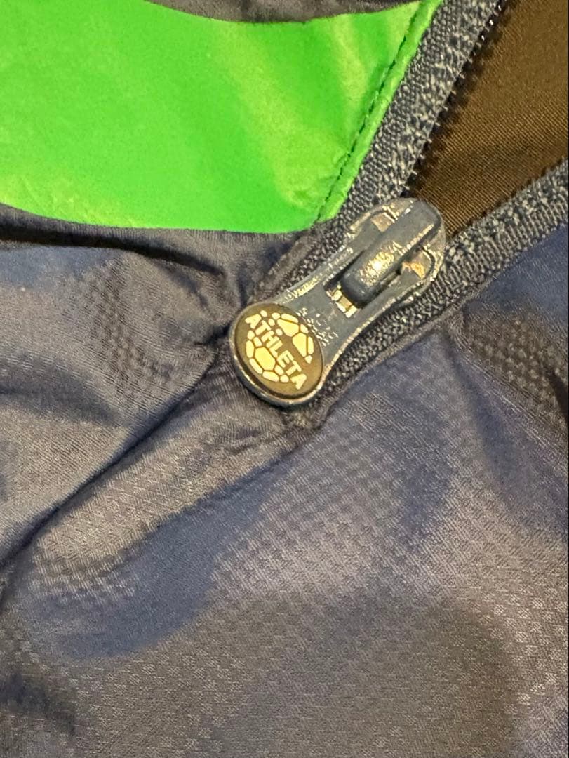 ATHLETA ウィンドブレーカー ネイビー上下セット❗️アスレタ