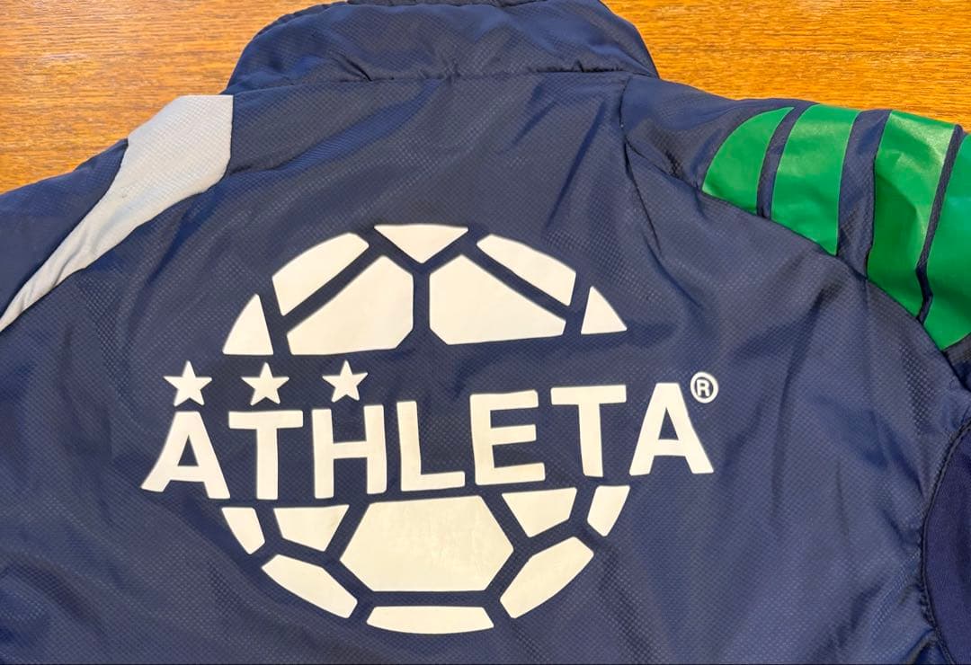 ATHLETA ウィンドブレーカー ネイビー上下セット❗️アスレタ