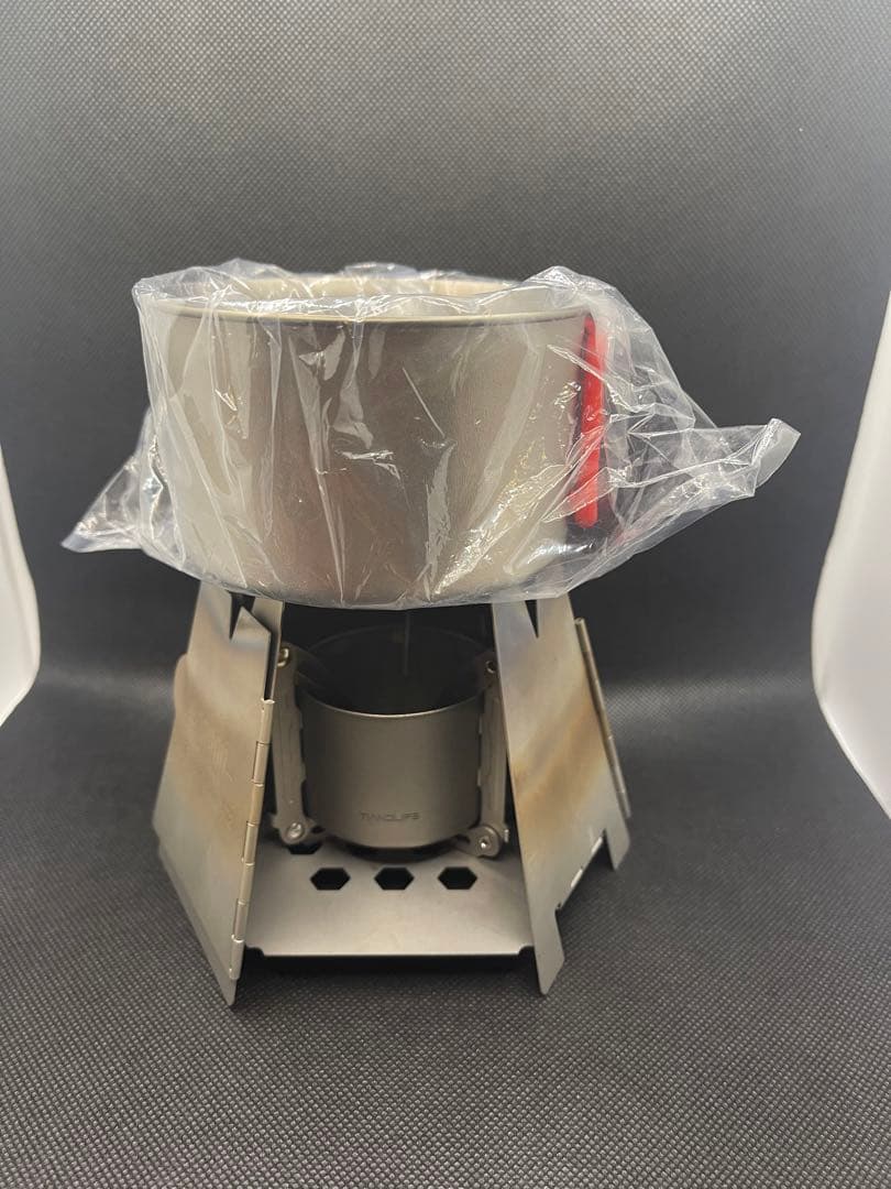新品エバニュー Ti 400FD Cup &美品アルスト、ウッドストーブセット
