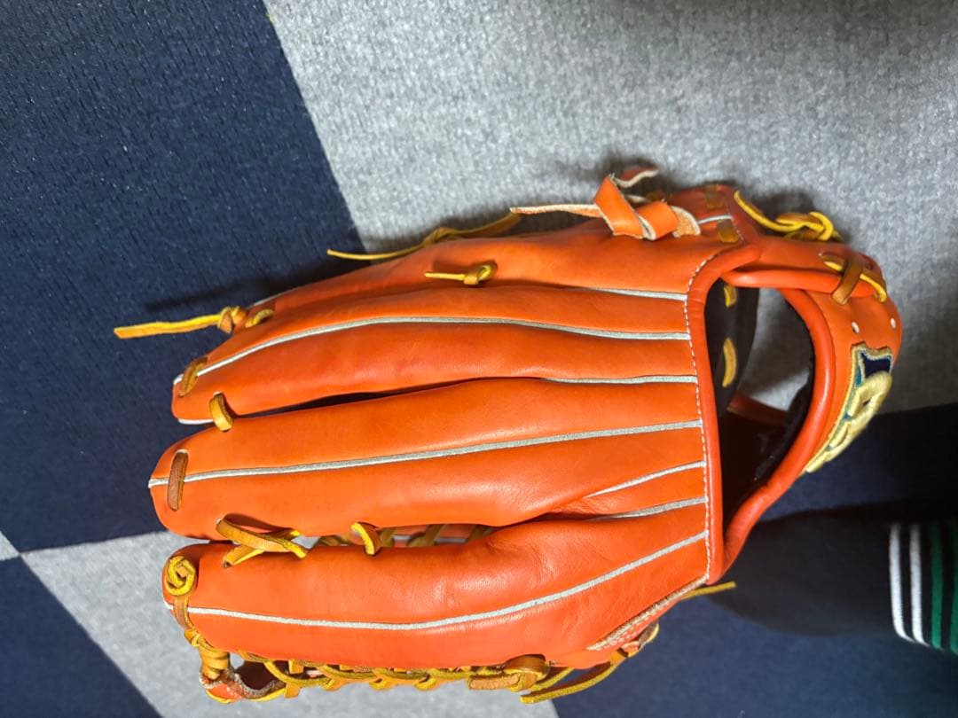 Wilson 軟式グローブ オレンジ