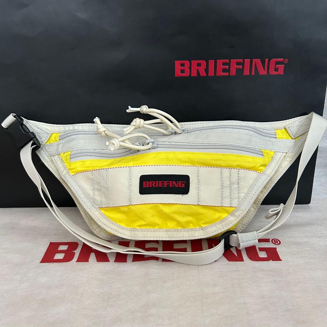 BRIEFING×BEAMS GOLF ラウンド ウェスト ポーチ