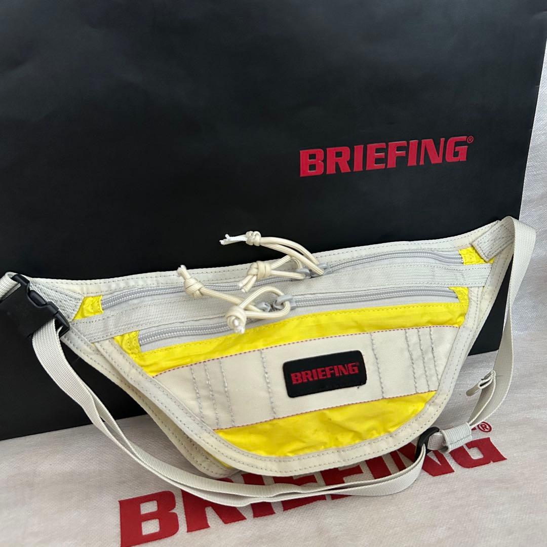 BRIEFING×BEAMS GOLF ラウンド ウェスト ポーチ