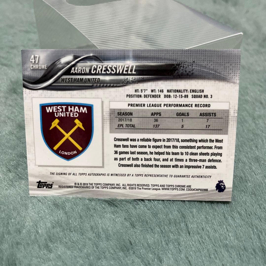 AARON CRESSWELL(アーロン・クレスウェル) 直筆サイン入りカード