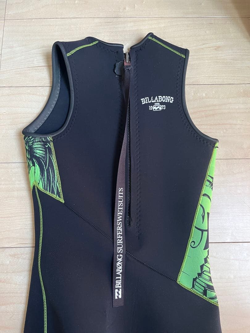 billabong 日本製　ロングジョン　タッパー　上下　セット
