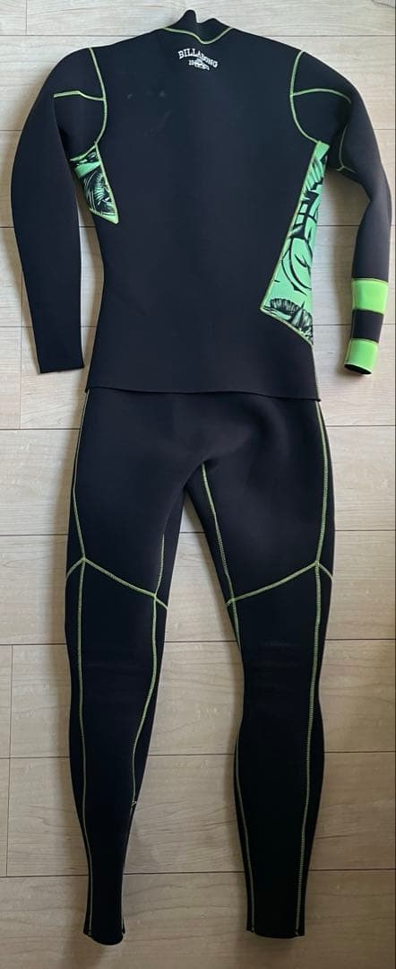 billabong 日本製　ロングジョン　タッパー　上下　セット