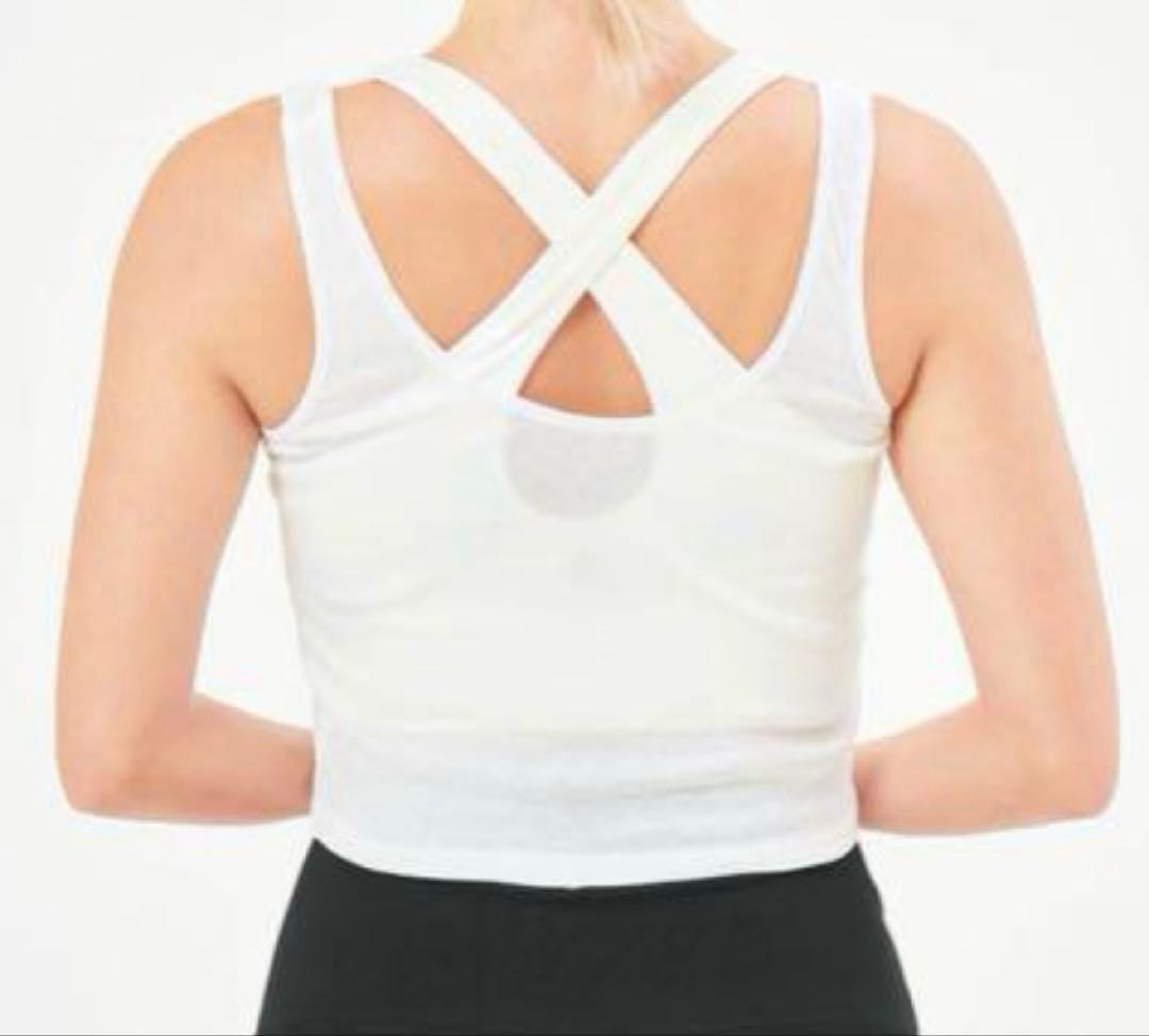 【美品♡Ｌサイズ】SUKALA eco レイヤードブラトップオフホワイト