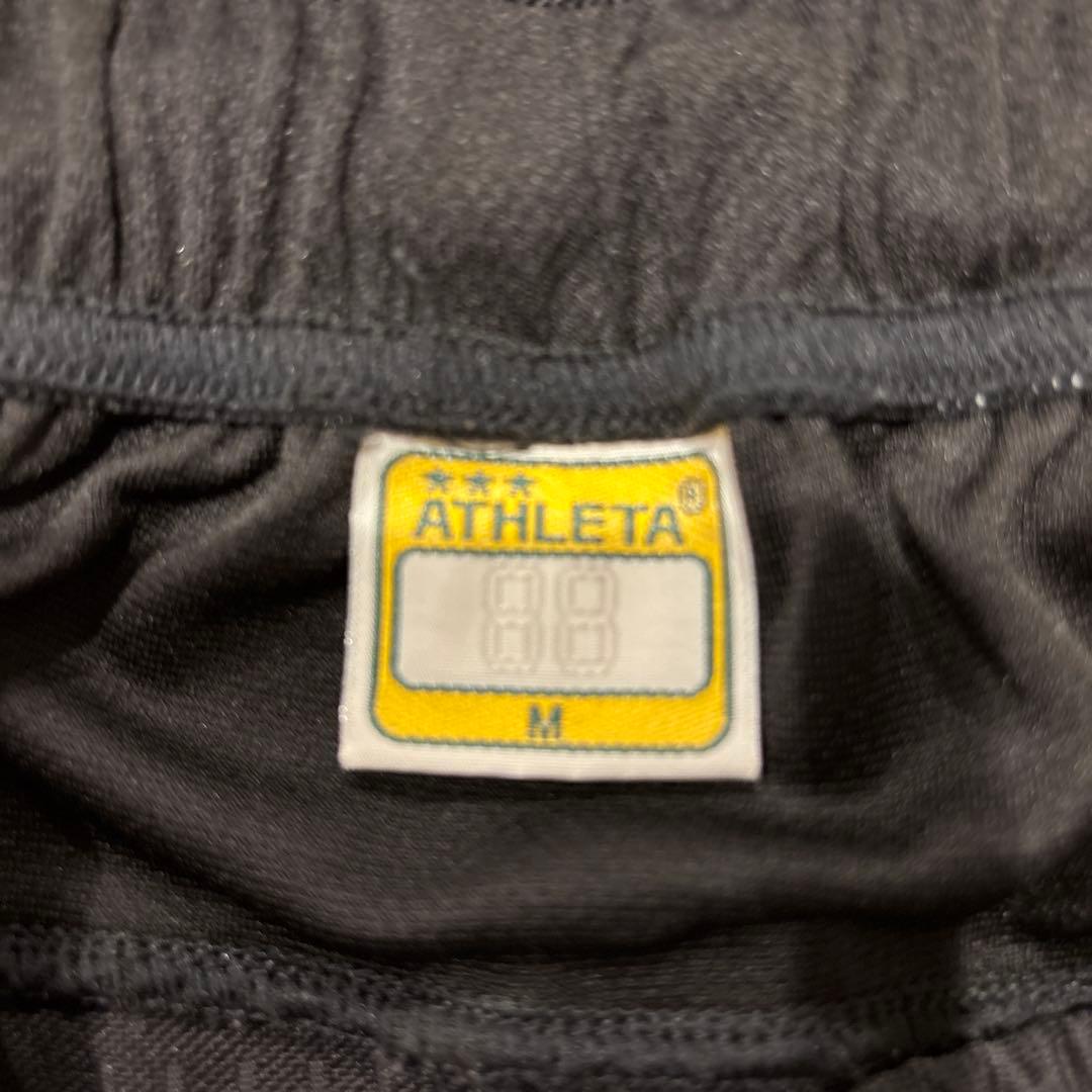 極美品ATHLETA ブラック ジャージ上下セットアップ Mサイズ