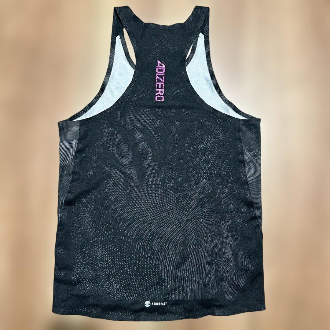 ★レア★adidas ADIZERO シングレットレーシングショートパンツセット