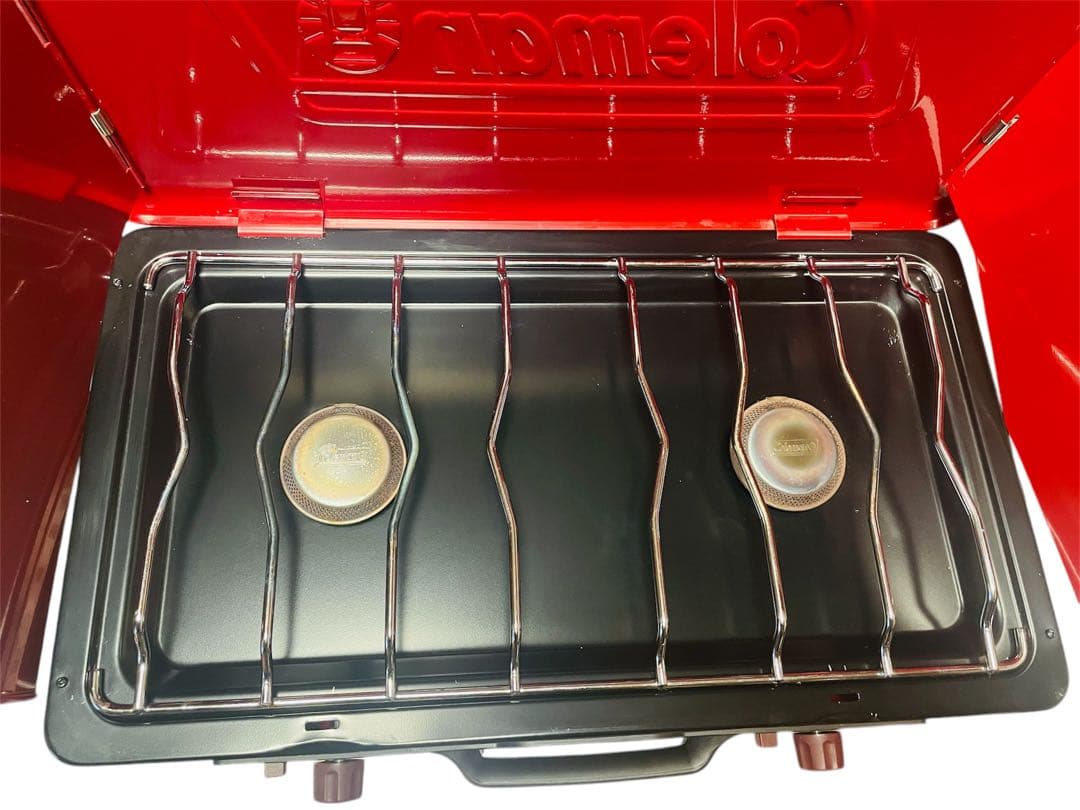 美品 Coleman パワーハウスLP ツーバーナーストーブII