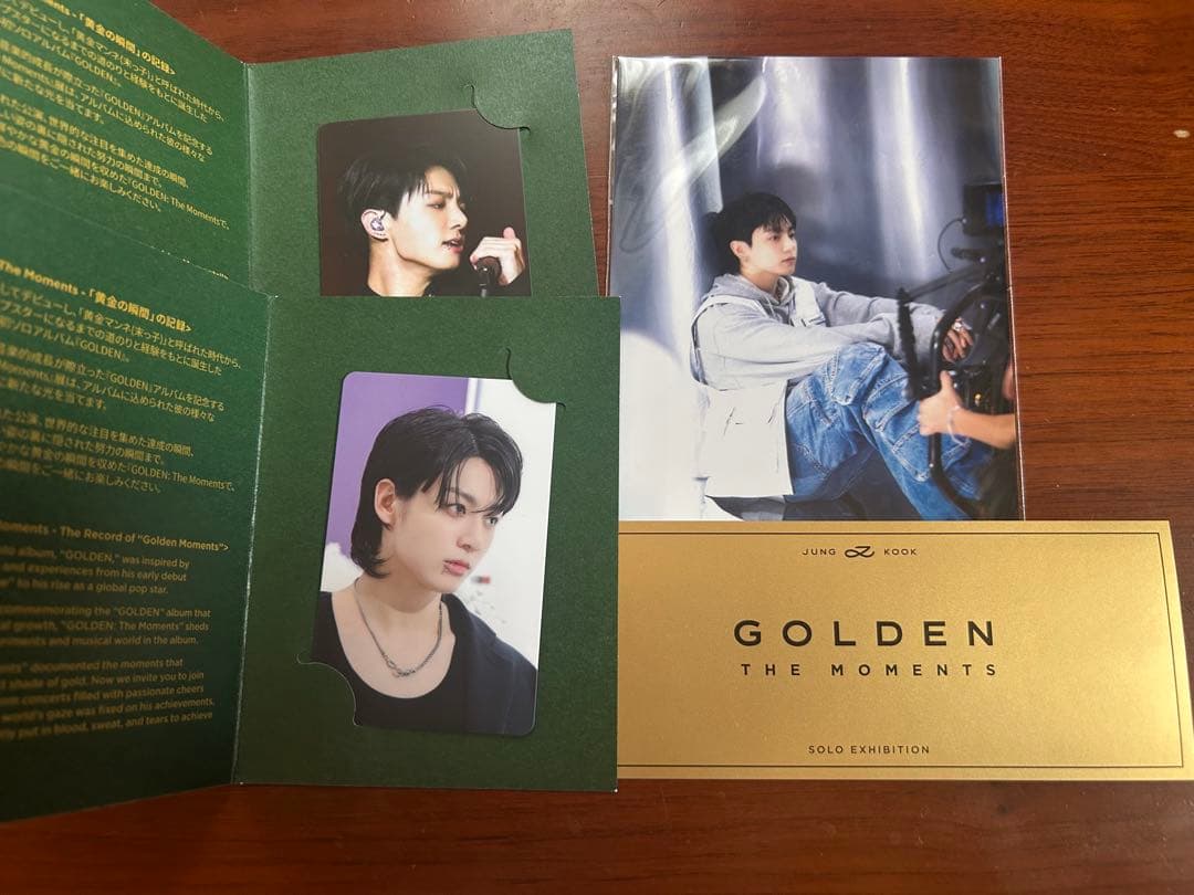 ジョングク GOLDEN THE MOMENTS 入場特典&ポストカード