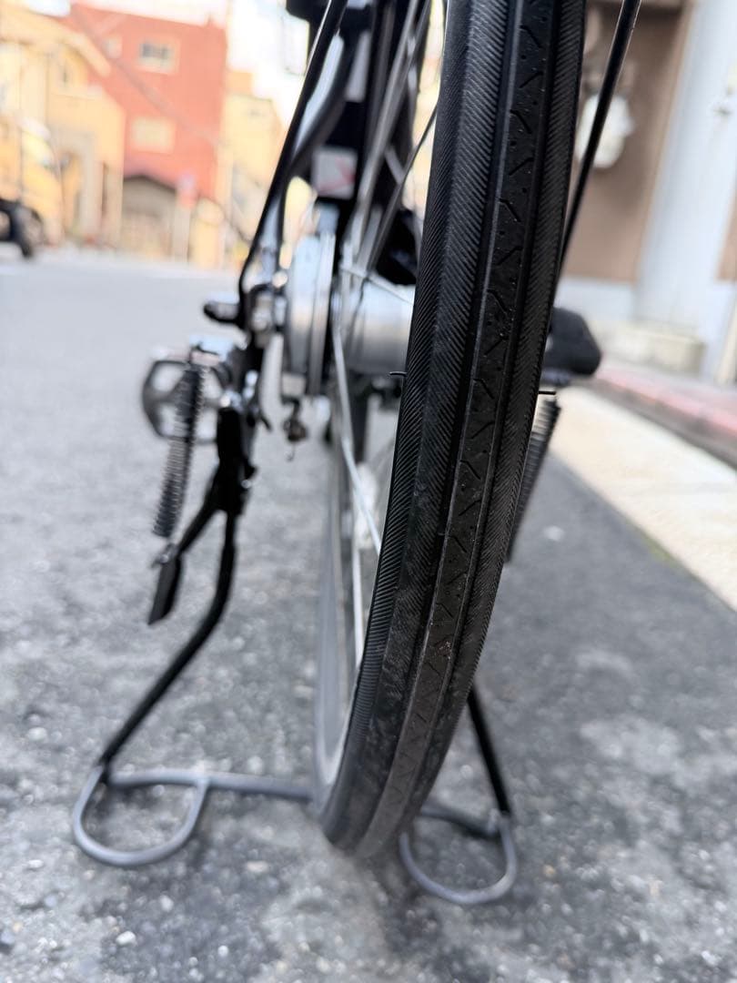 大阪府　ブリヂストン　リアルストリーム 電動アシスト自転車 ブラック