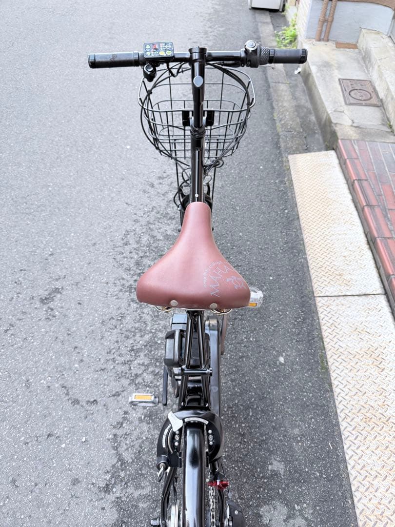 大阪府　ブリヂストン　リアルストリーム 電動アシスト自転車 ブラック