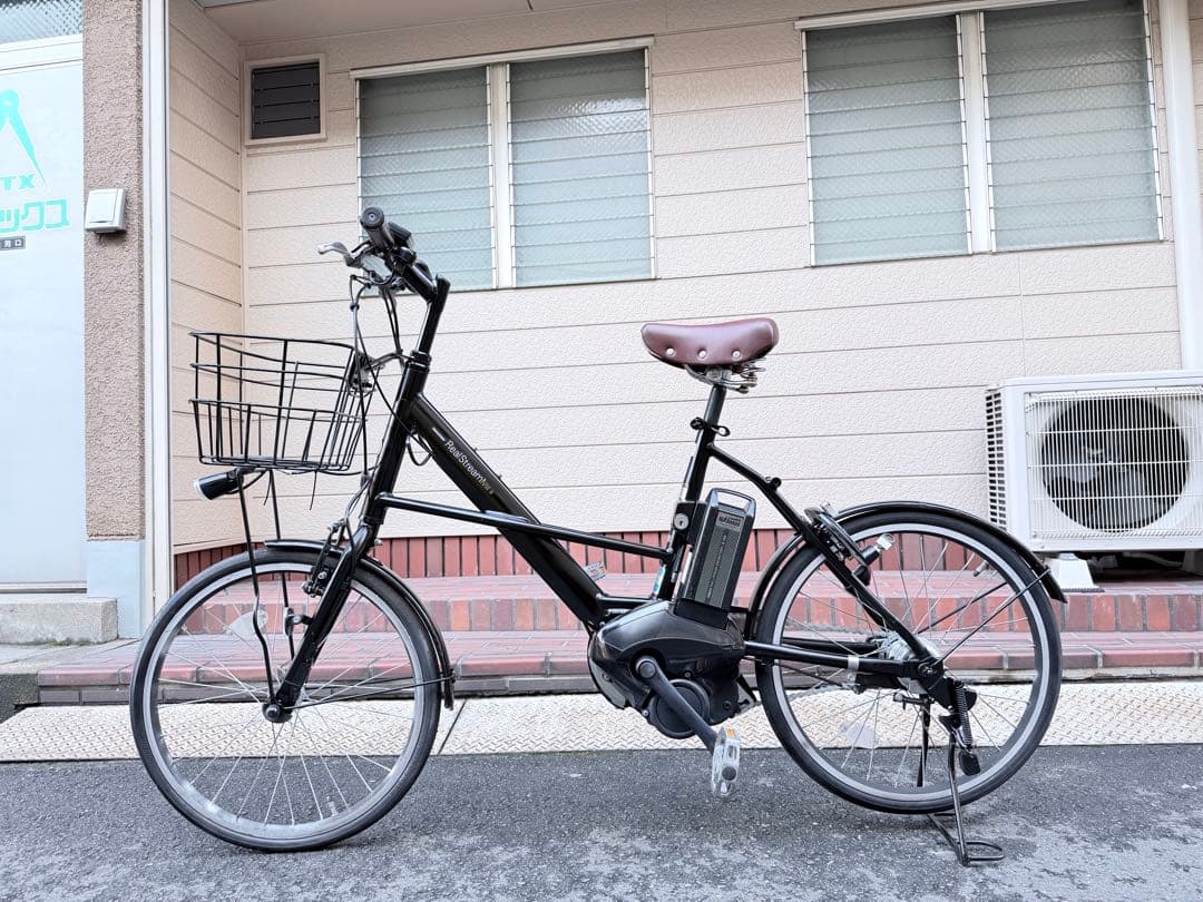 大阪府　ブリヂストン　リアルストリーム 電動アシスト自転車 ブラック