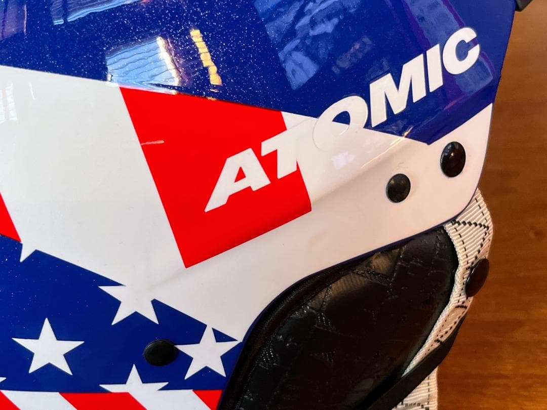 新品未使用 ATOMIC SL ミカエラ シフリン レプリカヘルメット