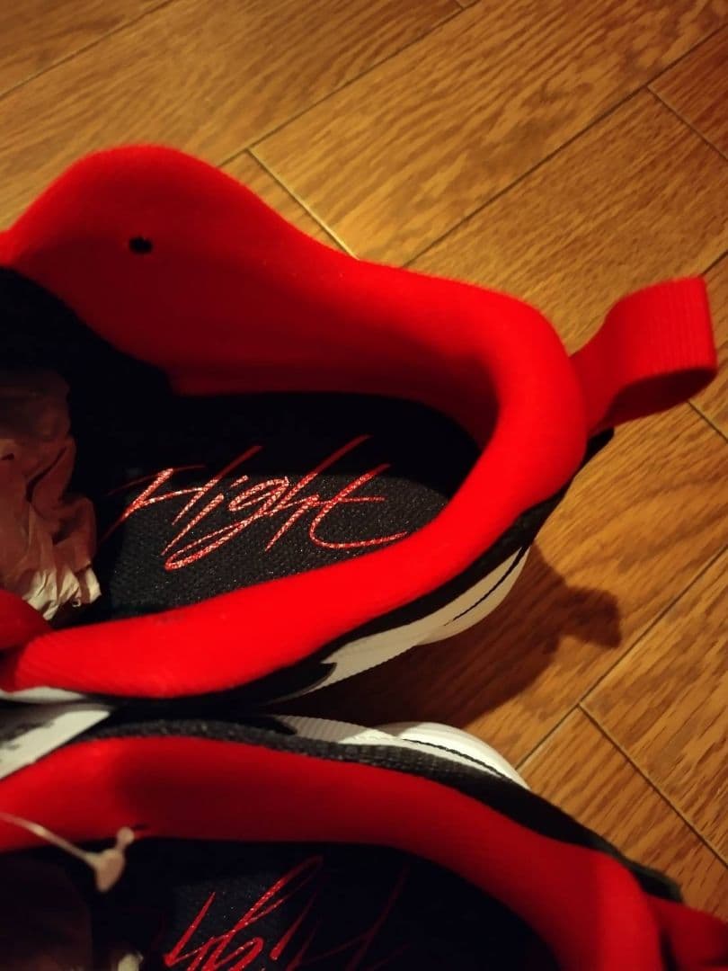 Jordan バスケットシューズ 白/黒/赤　28cm　箱付き