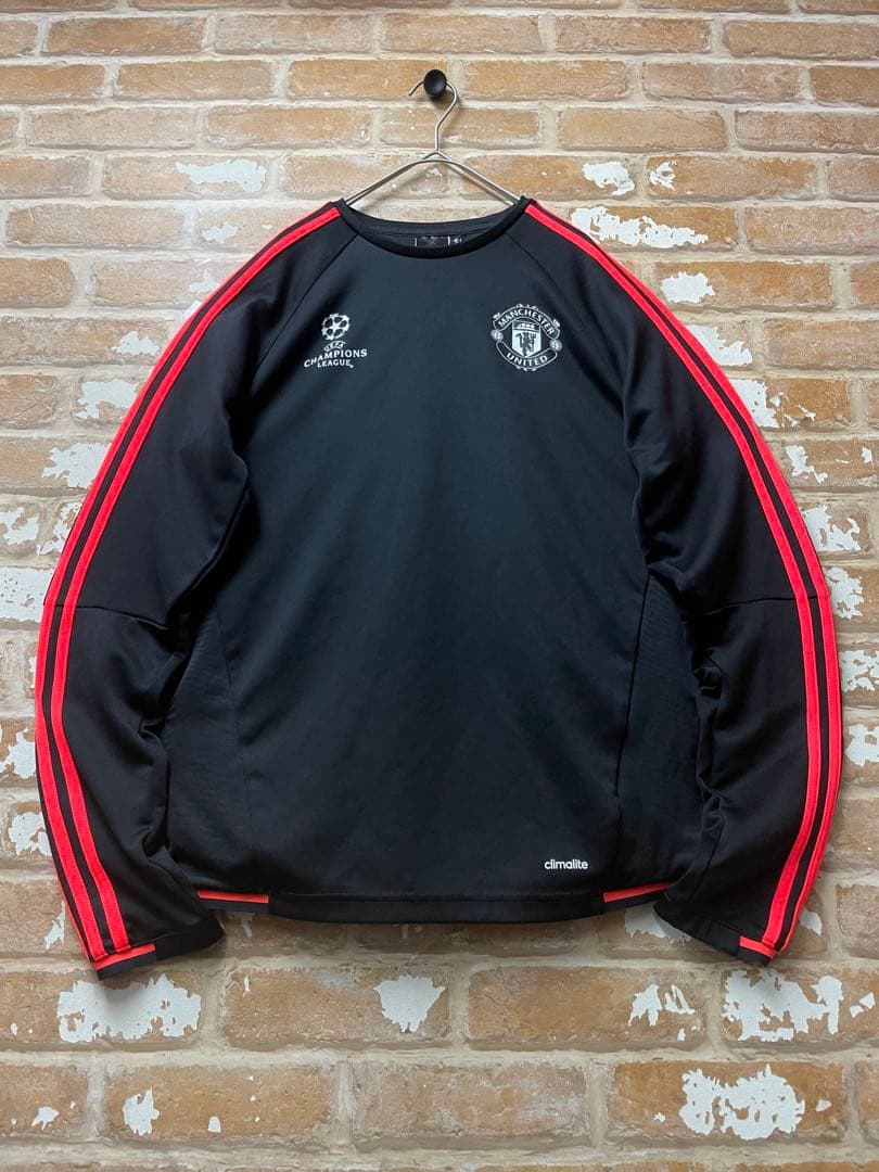 adidas アディダス　マンチェスターユナイテッド　トレーニングウェア　黒