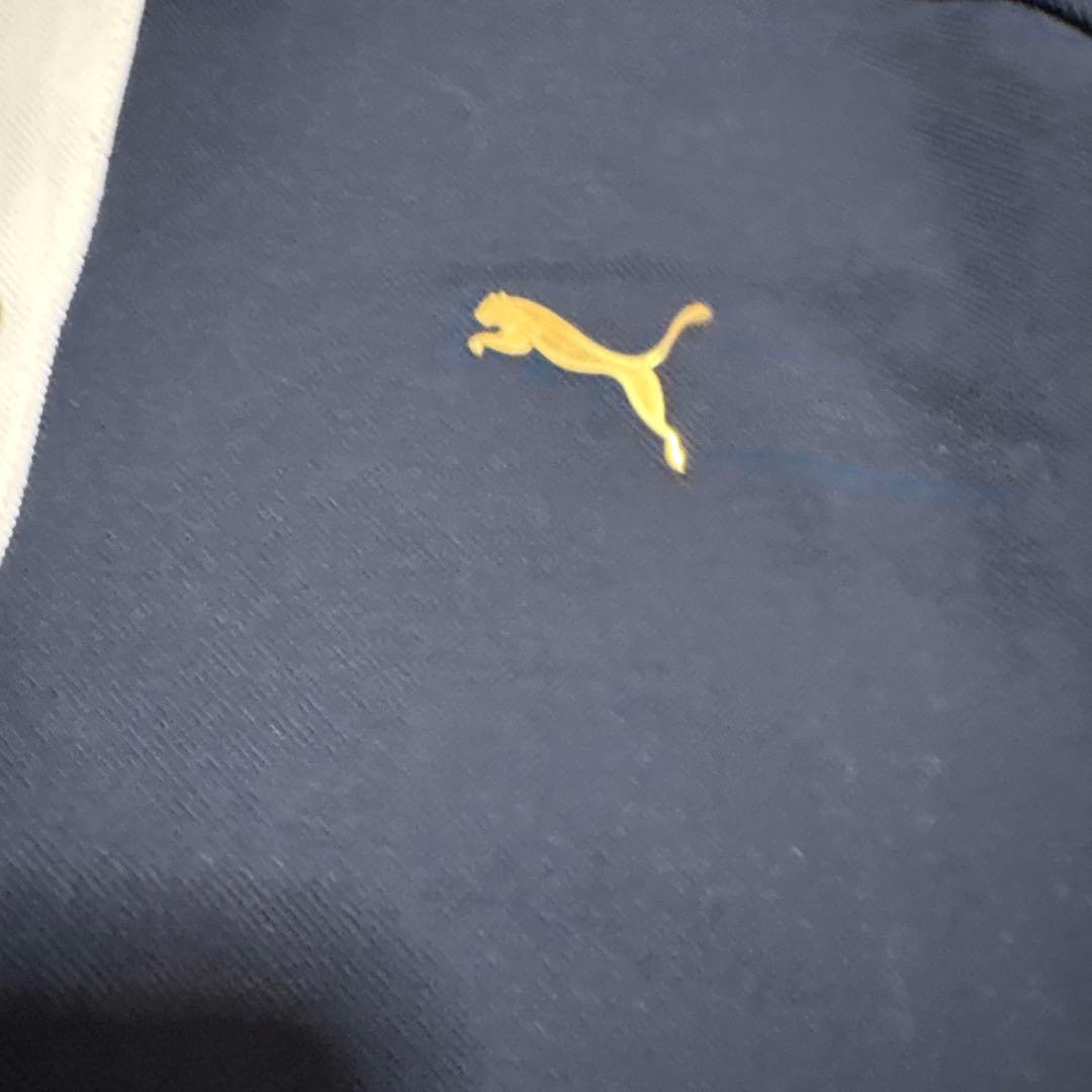 PUMA ネイビー ゴルフシャツ M