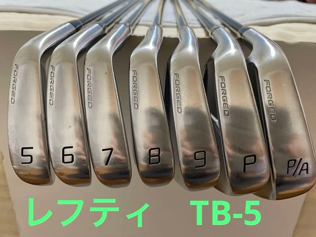 フォーティーン　TB-5 アイアン　7本セット　レフティ