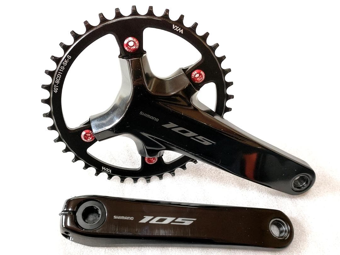 シマノ 105 FC-R7100 クランクセット 170 自転車 シングル