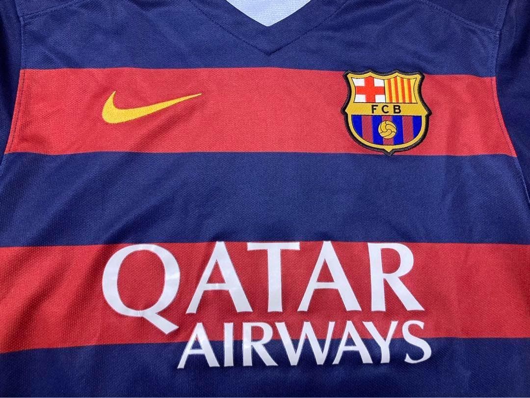 15-16 FC Barcelona MESSI 10番　NIKE Sホーム半袖
