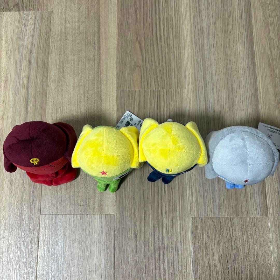 【新品・最安値】ケロロ軍曹 まちぼうけぬいぐるみ 4点セット 非売品 プライズ
