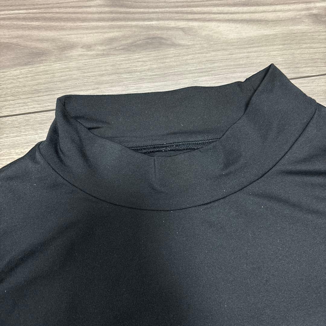 PEARLY GATES 黒モックネックシャツ XL〜2XL 着画有 size7