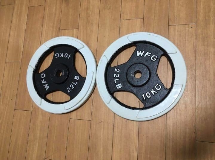 WILD FIT ダンベル プレート10kg x 2枚