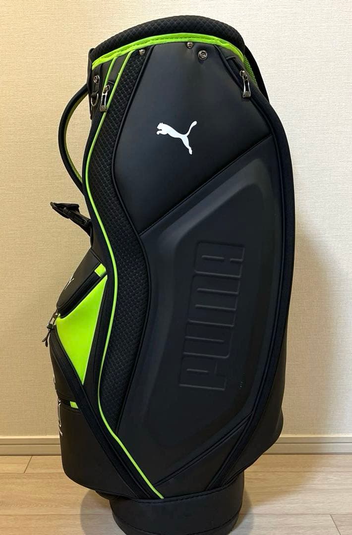 PUMA プーマ キャディバッグ ブラック/グリーン