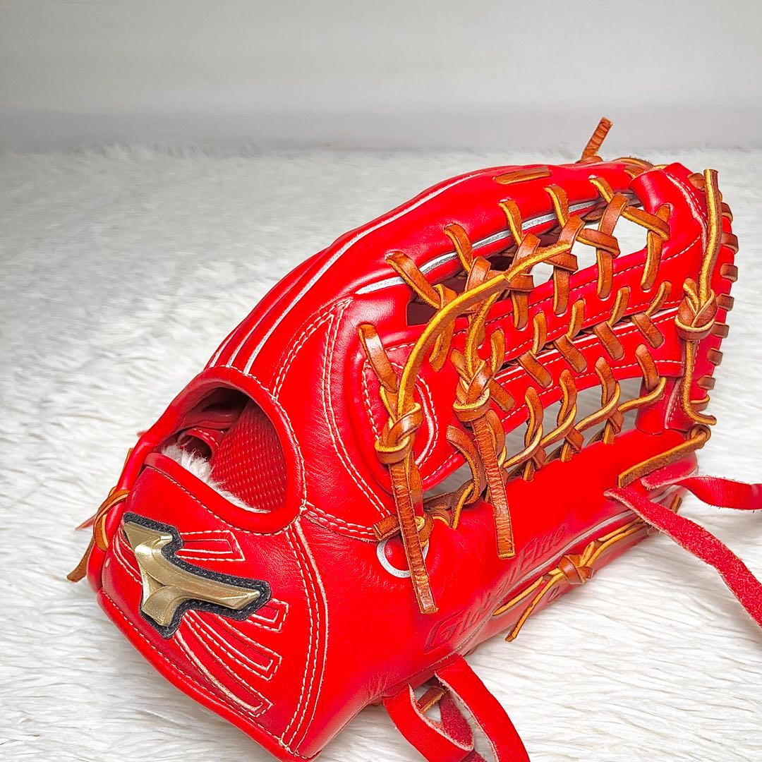 【美品】ミズノ PT0120 軟式グローブ 外野手用 グローバルエリート 右投げ