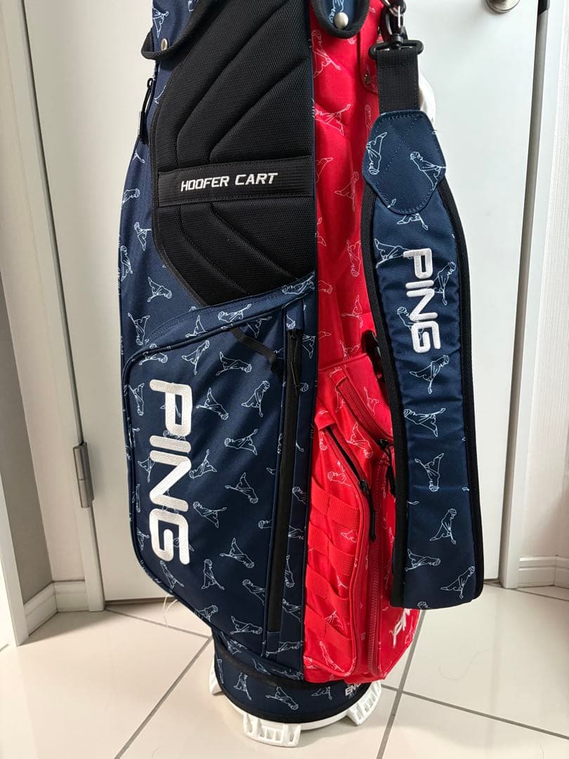 PING キャディバッグ　ヘッドカバー2点付き