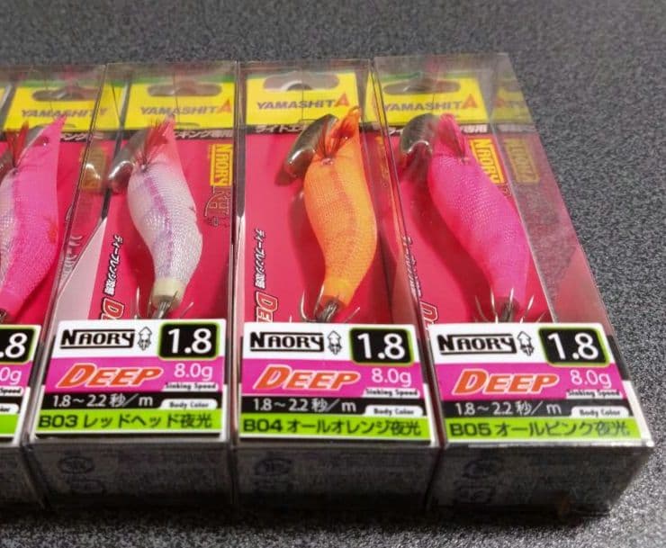 希少 廃盤品 ヤマシタ ナオリーRH ディープ 1.8号 7個セット イカメタル