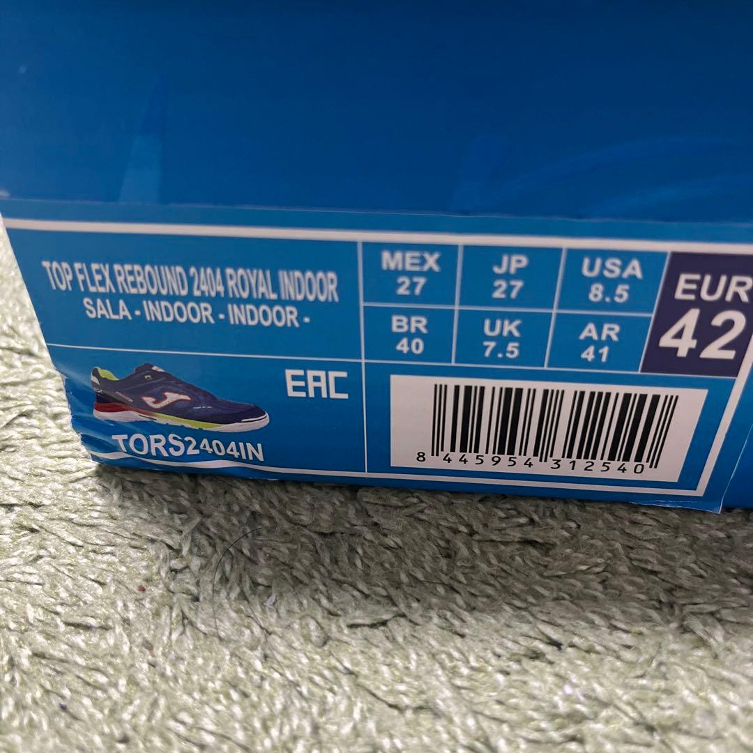 TOP-FLEX REBOUNDフットサルシューズ 青 joma ホマ