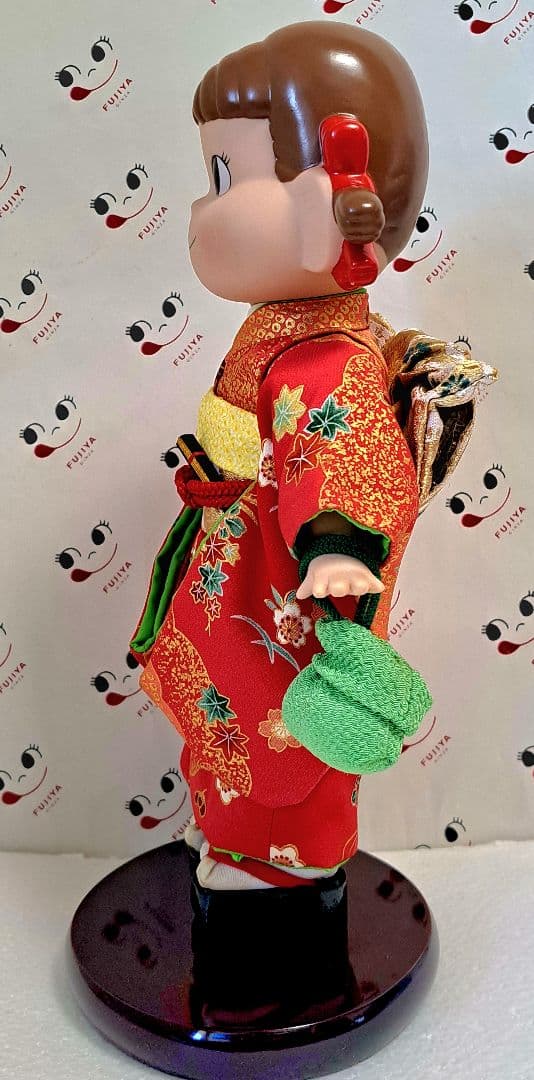 (長期保管)ペコ誕生50周年記念·͜·ᰔᩚ晴れ着ペコちゃん♡茜