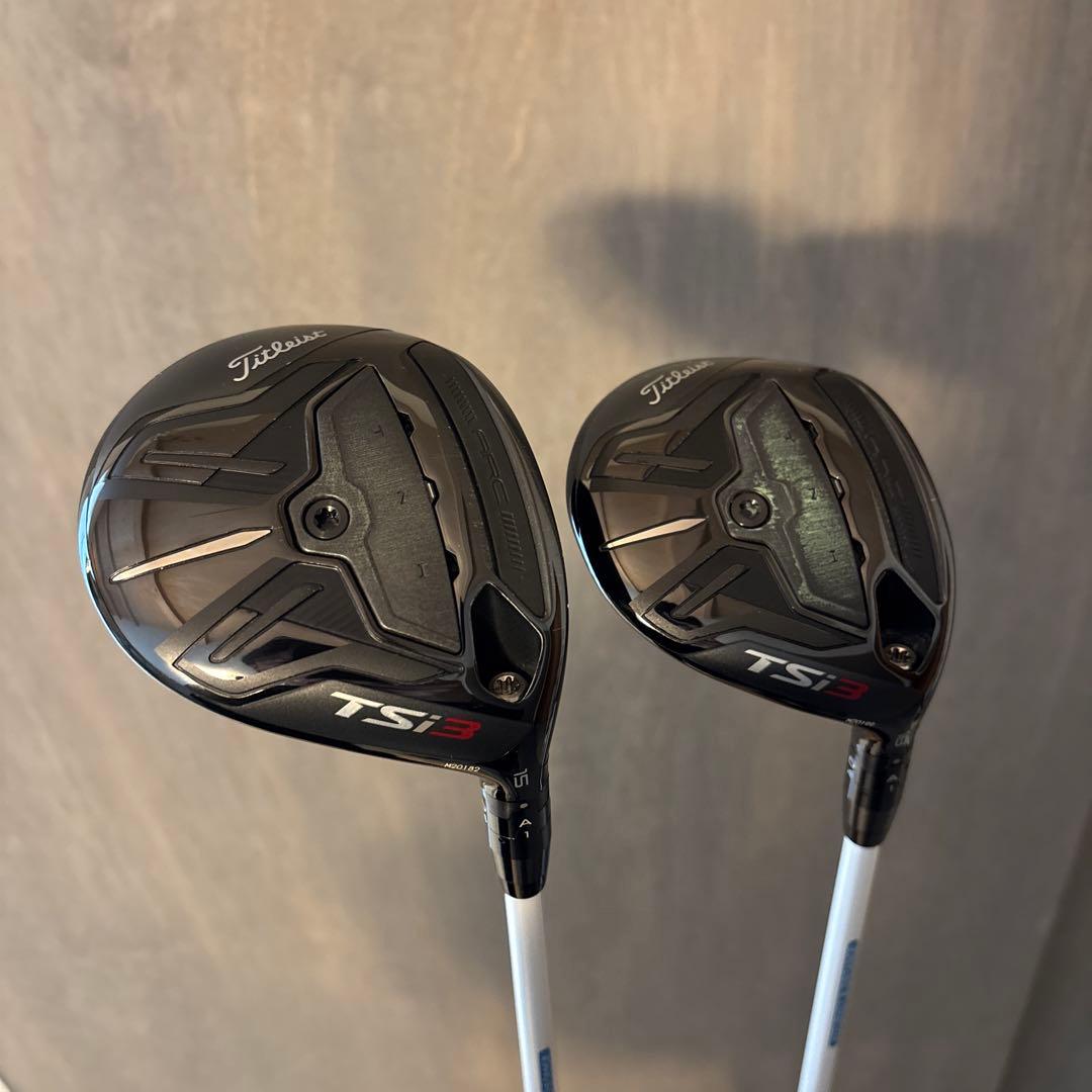 【美品】タイトリスト TSi3 フェアウェイウッド3W 5Wセット
