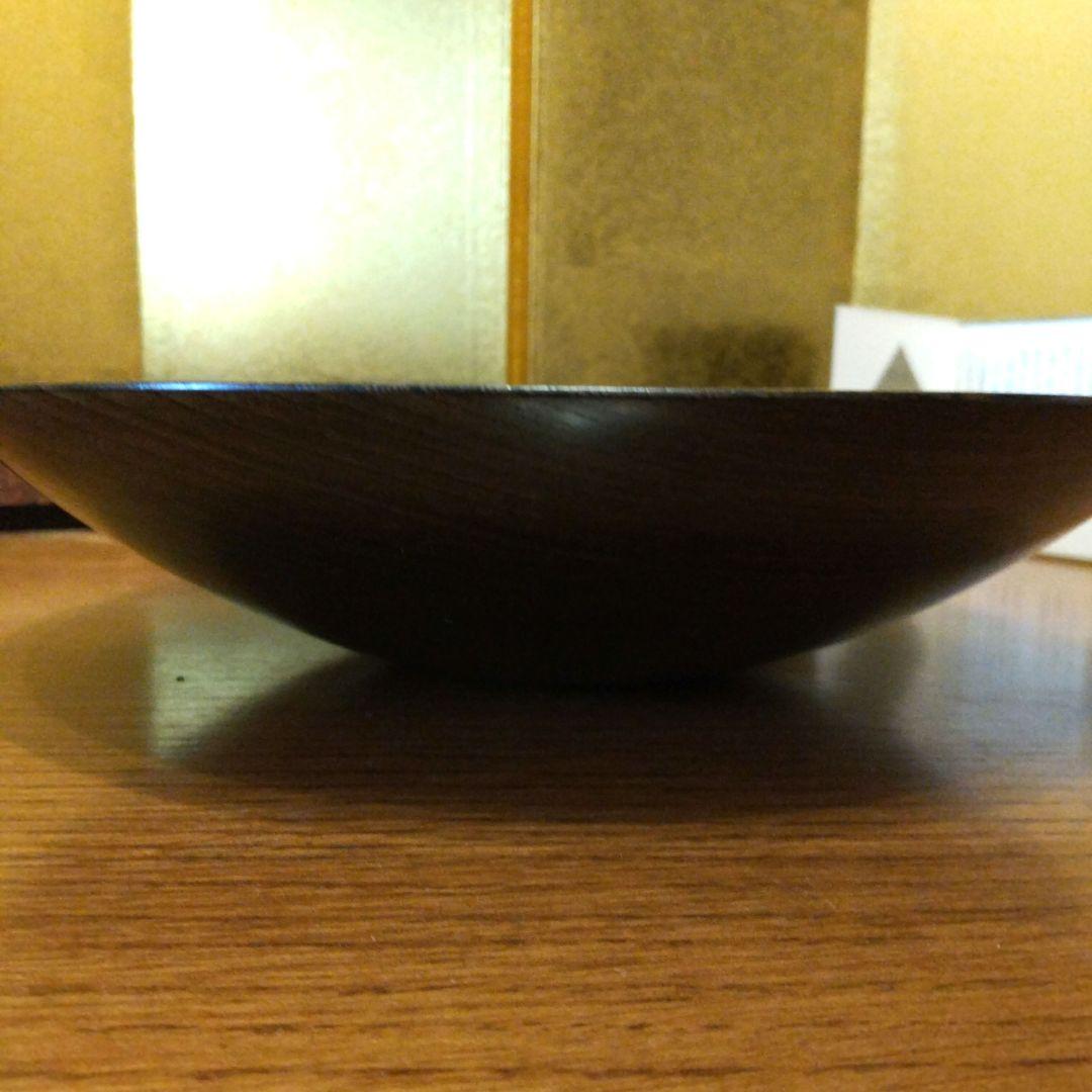 [新品] 箔一 おぼろ月 ８寸(漆) 木製ボウル 金箔装飾 金沢金箔