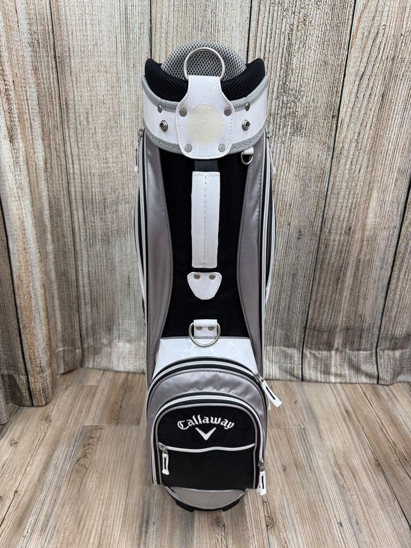 Callaway Solaire シンプル白黒 キャディバック ＋ ヘッドカバー