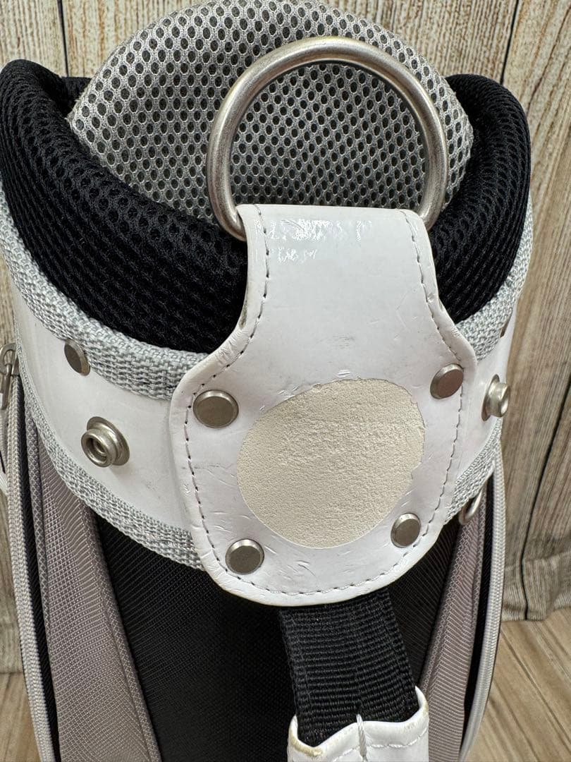 Callaway Solaire シンプル白黒 キャディバック ＋ ヘッドカバー