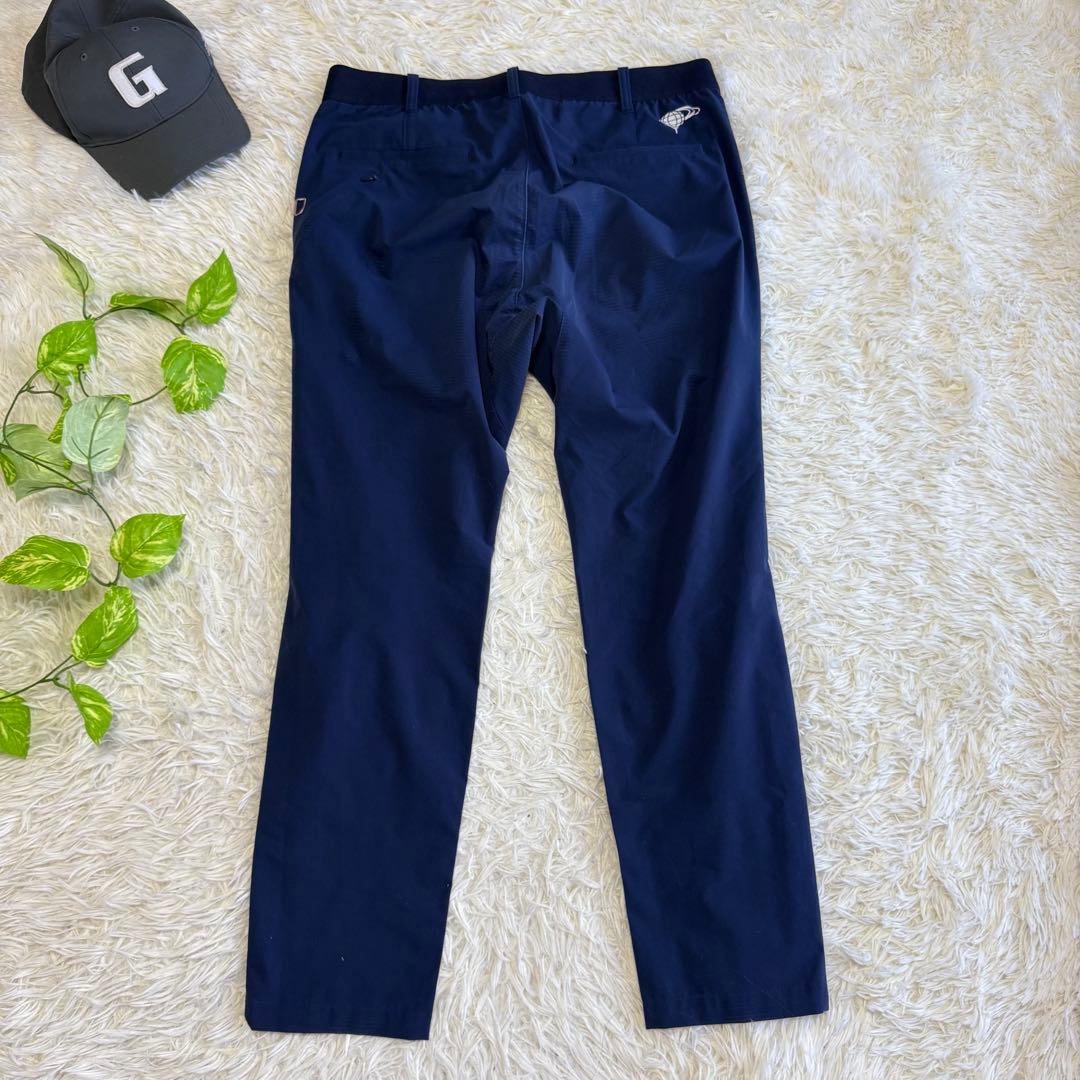 【ビームスゴルフ】美品 ストレッチパンツ ネイビー XLサイズ メンズ