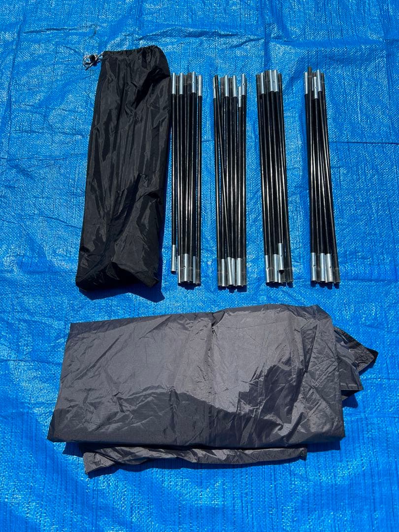 【美品】フィールドア トンネルテント620 ダークブラウン