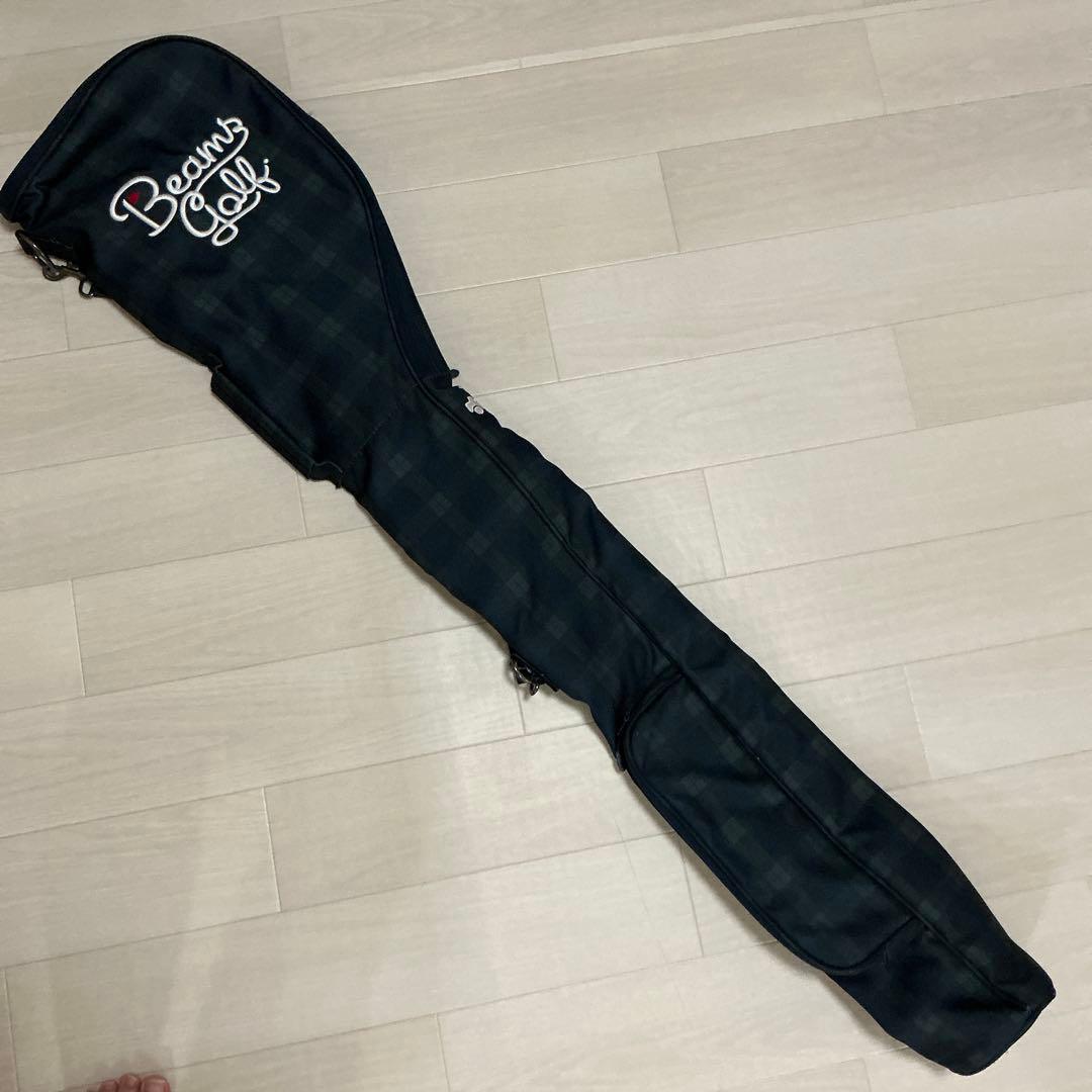 BEAMS GOLF ゴルフバッグ チェック柄 クラブケース