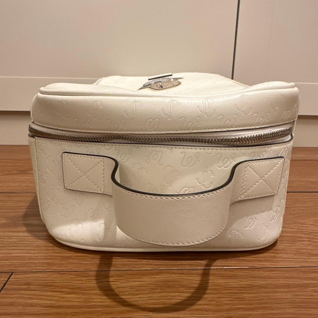 新品 Jimmy Choo Malbon シューバッグ　ホワイト　白